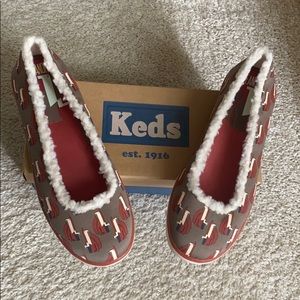 Keds Eleanor Low Flats. In box. Never used.